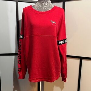 Victoria's Secret Red Crew Neck Sweater